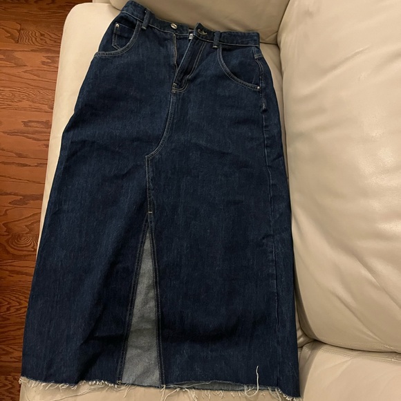 ZARA denim midi skirt - S - Picture 8 of 10